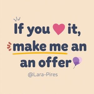 IF YOU LIKE IT MAKE ME OFFER I MAY ACCEPT BUNDLE N SAVE TOO